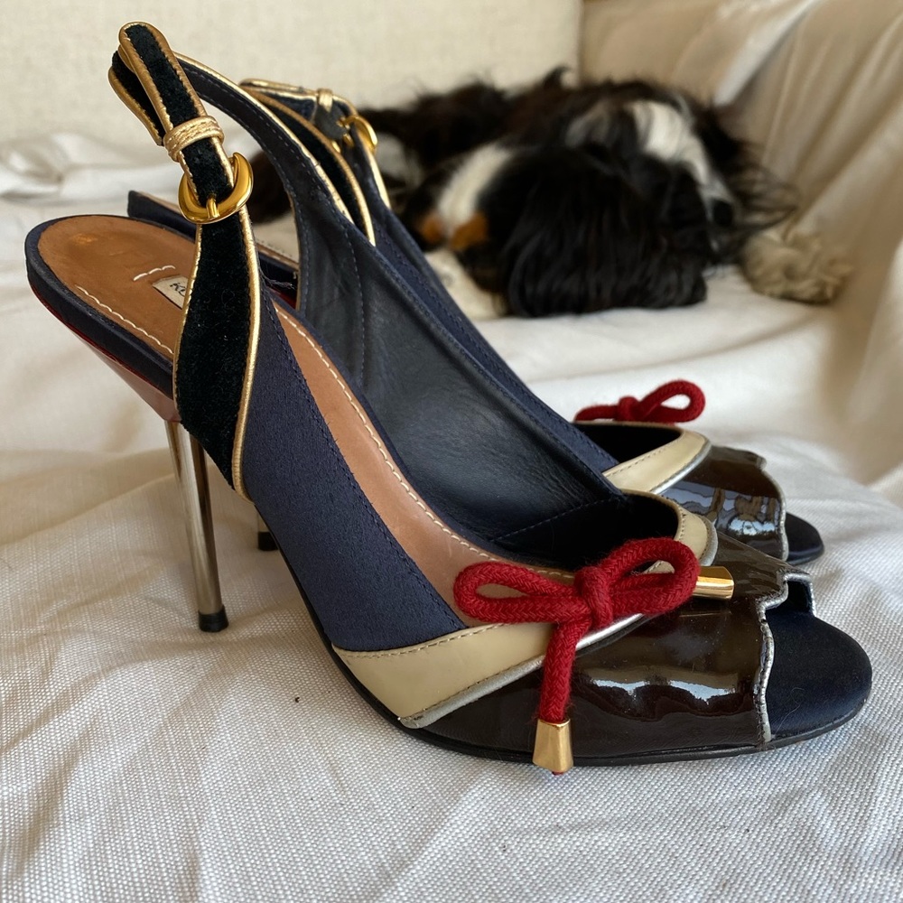 Kurt Geiger open toe heels